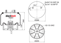 Blacktech Air Suspension Bag